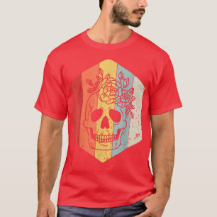 Camiseta Vintage-Skull Silhout Skull Lover 6