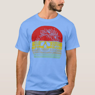 Camiseta Vintage-Skull Silhout Skull Lover 8