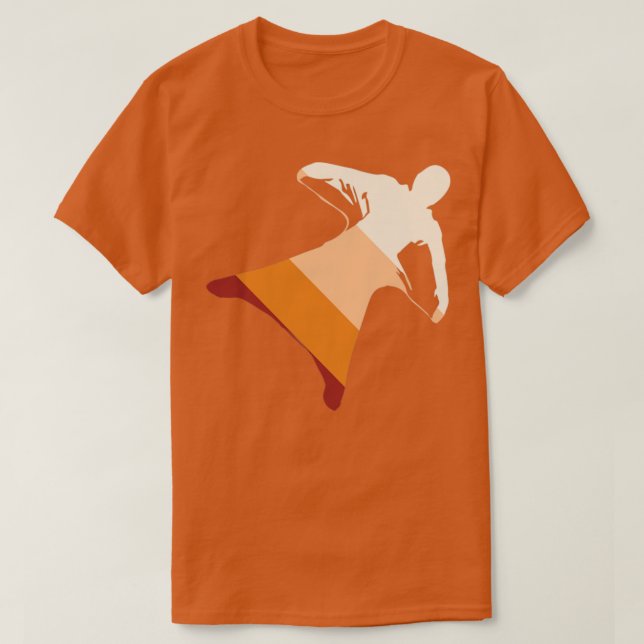 Camiseta Vintage Skydiver Wingcase Basejumper2 (Frente do Design)