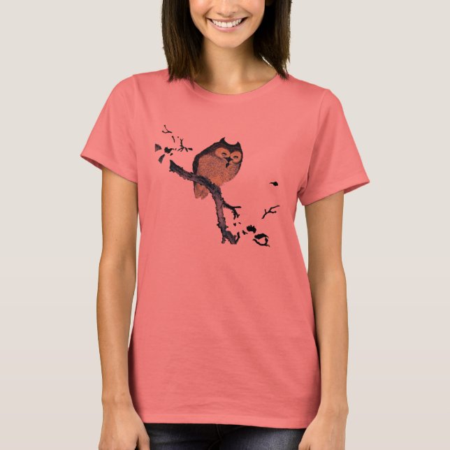 Camiseta Vintage Sleepy Owl (Frente)