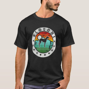 Camiseta Vintage Sloughi Retro Dog Mãe Pai