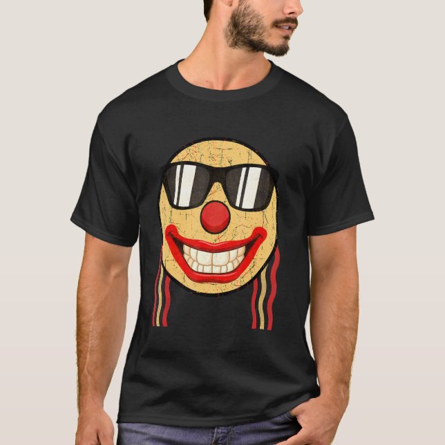 Camiseta Vintage Smile Face 70's Vibe Yellow Smile (Frente)