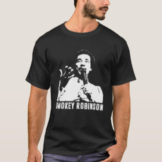 Camiseta Vintage Smokey Classic Arts Robinson Lyrics Música