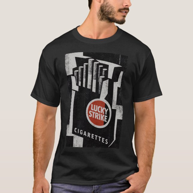 Camiseta Vintage Smoking Advertisement Art (Frente)