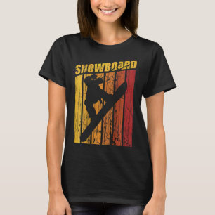 Camiseta Vintage Snowboard Snowboard Vacinação de Esqui Sno