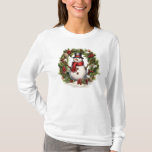 Camiseta Vintage Snowman Christmas<br><div class="desc">Esta camiseta de Natal Vintage Snowman é uma obrigação para todos os entusiastas antigos. Com a sua única e encantadora arte de bonitinha, ela traz um toque de nostalgia e capricho para o seu Natal.</div>