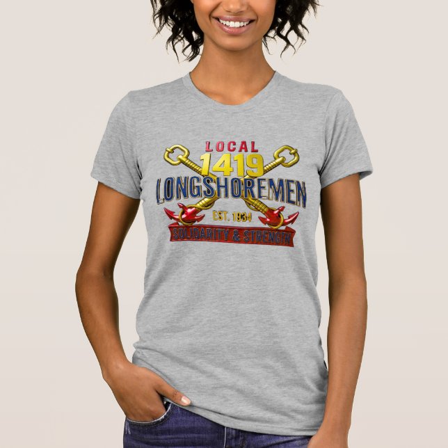 Camiseta Vintage Solidariedade das Mulheres Local  (Frente)