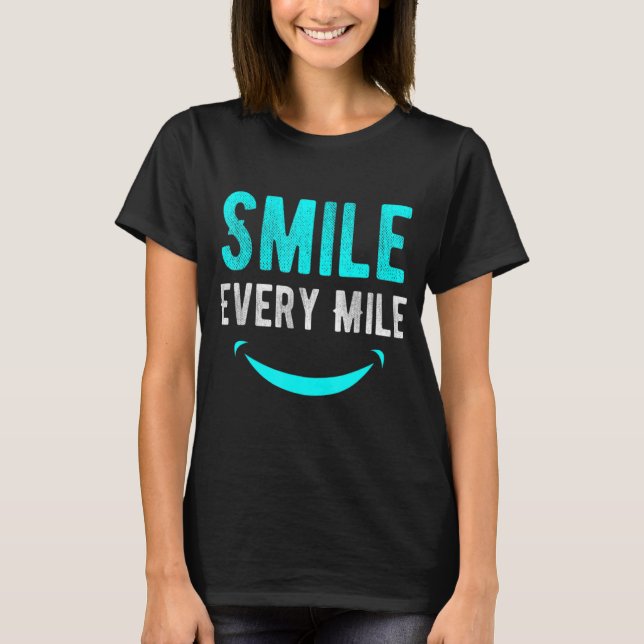 Camiseta Vintage sorri a cada milha (Frente)