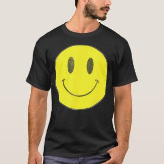 Camiseta Vintage Sorri Com O Sorriso Amarelo Vibe 70