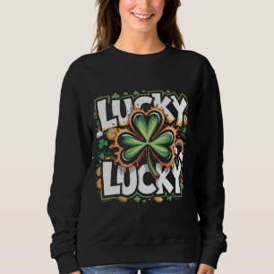 Camiseta Vintage Sorte Irlandesa Dia de São Patríc