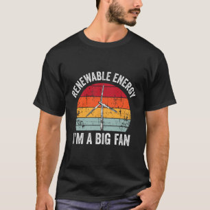 Camiseta Vintage, sou um grande dote de energia renovável e