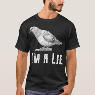 Camiseta Vintage Sou Um Pássaro Mentiroso Arent Real Spies