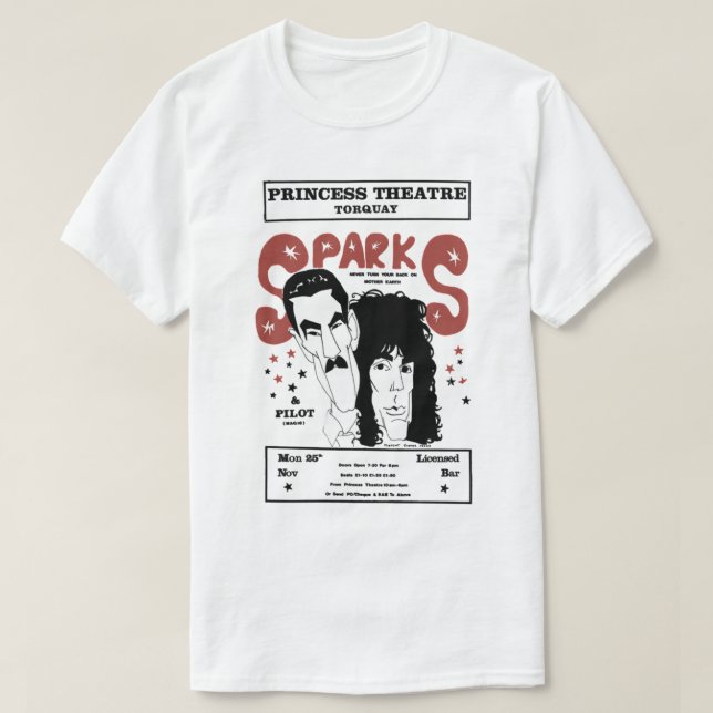 Camiseta Vintage Sparks - Natal de 1974 (Frente do Design)