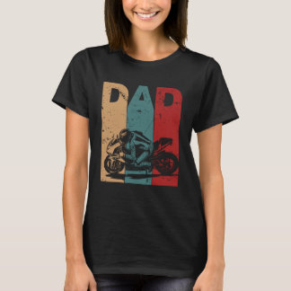 Camiseta Vintage Sport Bike Dad Fatheru2019s Day Motorcycle