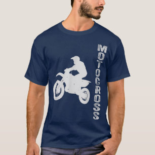 Camiseta Vintage Sport Motocross Lover Motocross Man Silho