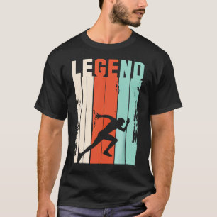 Camiseta Vintage Sprinting Running Para Atletas De Via