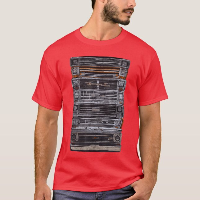 Camiseta Vintage Square Body Truck (Frente)