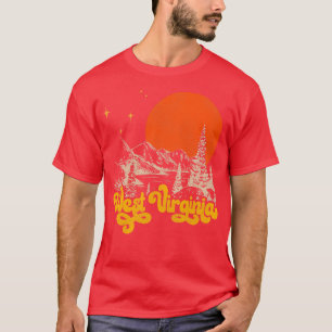 Camiseta Vintage State of West Virginia Meio século Distres