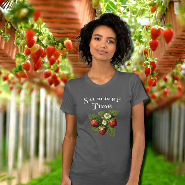 Camiseta Vintage Stawberry - Summertime (Criador carregado)