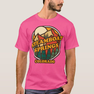 Camiseta Vintage Steamboat Primaveras Colorado Mountain Hik