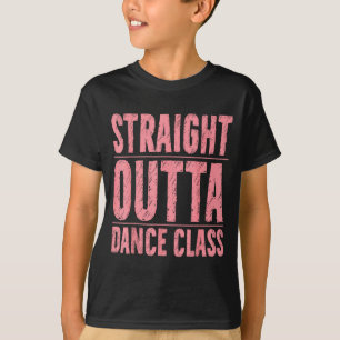 Camiseta Vintage Straight Outta Hip Hop Aula de Dança Dança