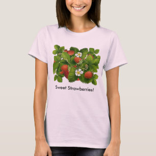 Camiseta Vintage Strawberry Plant
