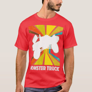 Camiseta Vintage Stripe Monster Tamanho Monster Carro de Ca