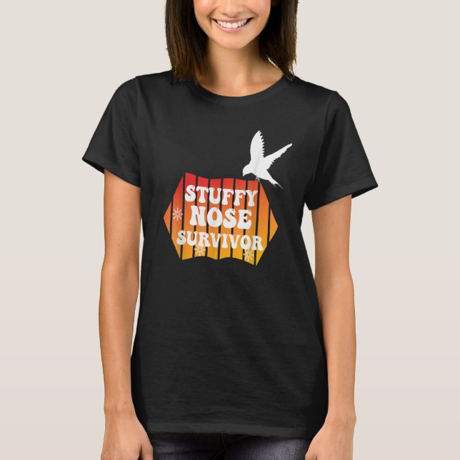 Camiseta Vintage Stuffy Nose Survivent (Frente)
