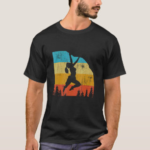 Camiseta Vintage Style Rock Escalando Subindo Montagem Retr