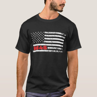 Camiseta Vintage Style USA Flag 86 46 Anti Biden US America
