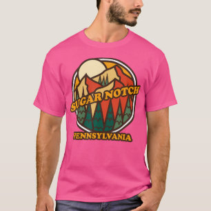 Camiseta Vintage Sugar Notch Pensilvânia Mountain Hiking S