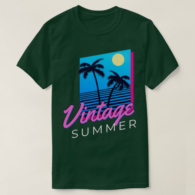 Camiseta Vintage Summer Love (Frente do Design)