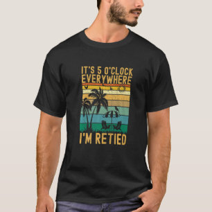 Camiseta Vintage Summer Retie São 5 horas em algum lugar Gr