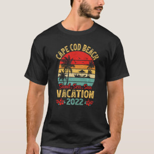 Camiseta Vintage Summer Vacation 2022 Massachusetts Cape Co