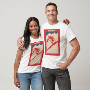 Camiseta Vintage Sundance De Salto De Montanha De Idaho