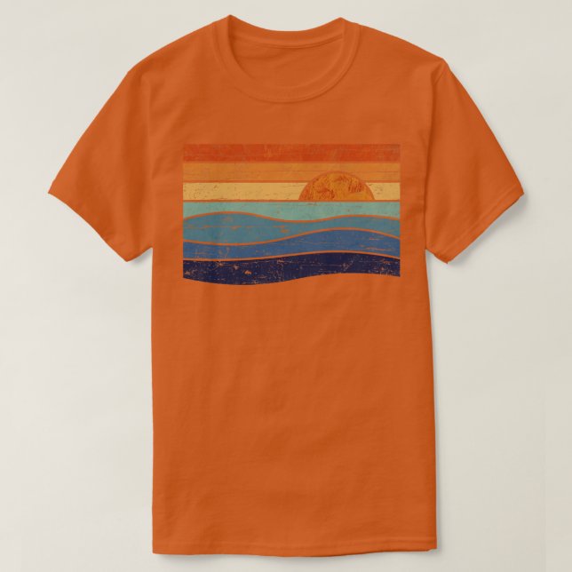 Camiseta Vintage Sunset (Frente do Design)