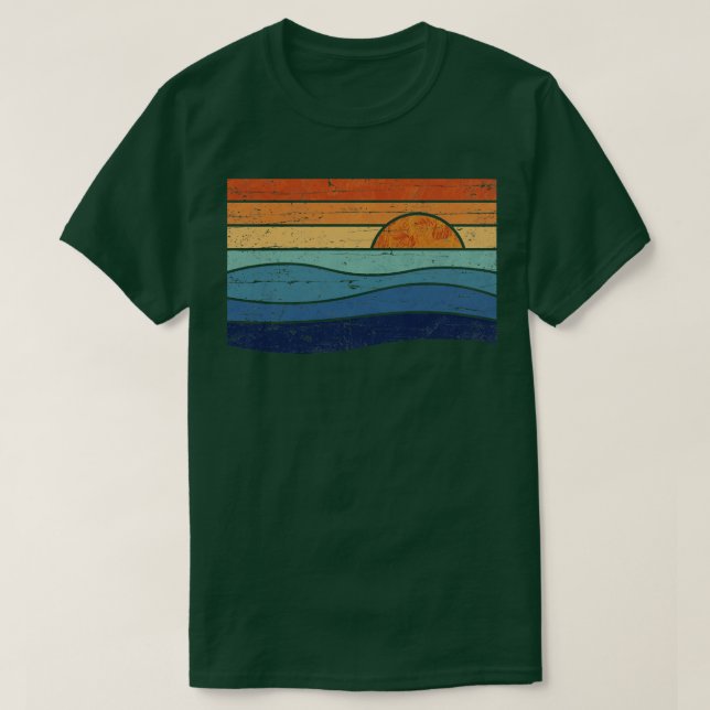 Camiseta Vintage Sunset (Frente do Design)