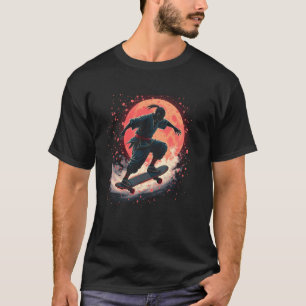 Camiseta Vintage Sunset Japonês Art Anime Samurai Warrior
