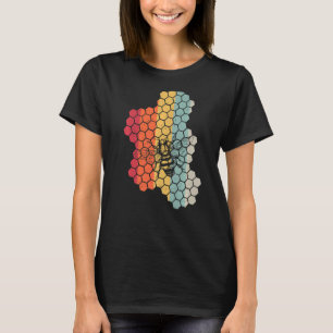 Camiseta Vintage Sunset Retro Beekeeper Apiarist Apiarista