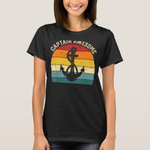 Camiseta Vintage Sunset Retro Capitão Incrível Proprietário