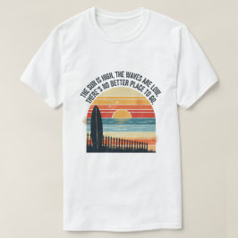 Camiseta Vintage Sunset Surf Beach ScenArt