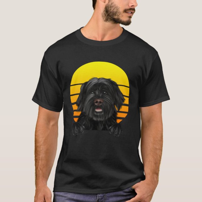 Camiseta Vintage Sunset Water Dog Português (Frente)