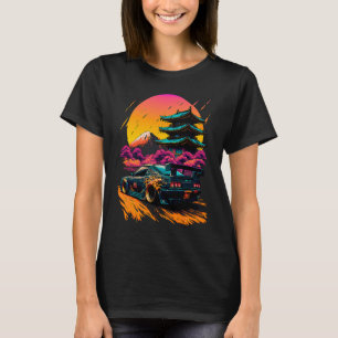 Camiseta Vintage Sunshine Japonês Drifage Sports C