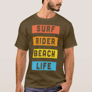 Camiseta Vintage Surf Beach Sticker