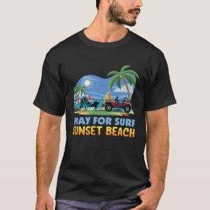 Camiseta Vintage Surfer Retro Surfing Beach Summer Vacation