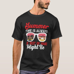 Camiseta Vintage Surfer Retro Surfing Beach Summer Vacation