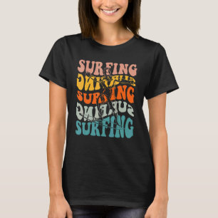 Camiseta Vintage Surfer Surf do Surfer Mens Meninos Criança