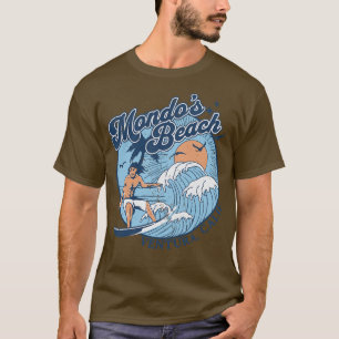 Camiseta Vintage Surfing Mondos Beach Retr 1970