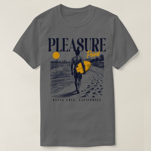 Camiseta Vintage Surfing Point California Retro Su (Frente do Design)