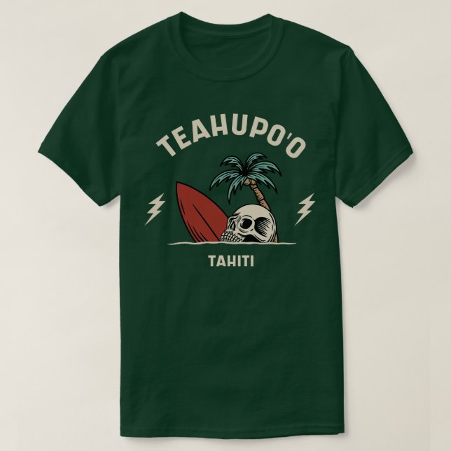 Camiseta Vintage Surfing TeaHupoo Tahiti (Frente do Design)